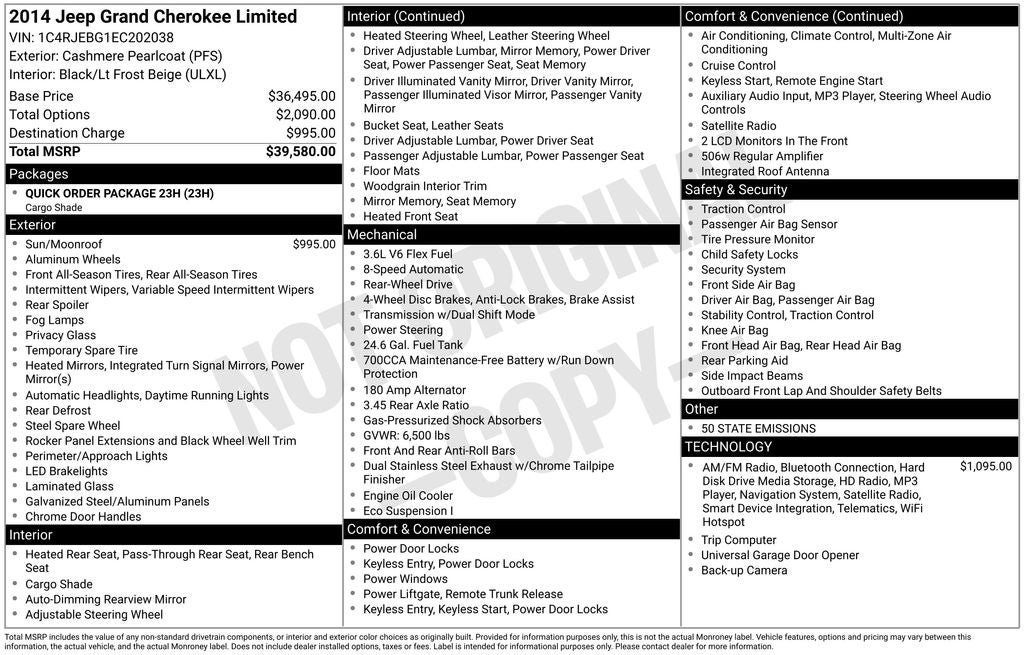 2014 Jeep Grand Cherokee Limited