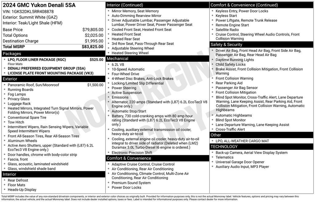 2024 GMC Yukon Denali