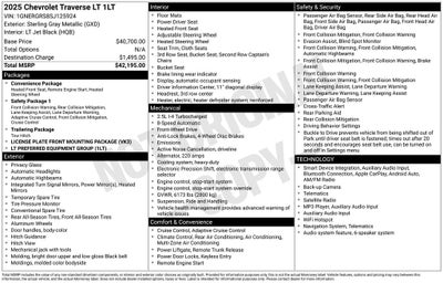 2025 Chevrolet Traverse LT 1LT