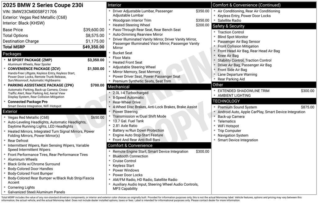 2025 BMW 2 Series 230i