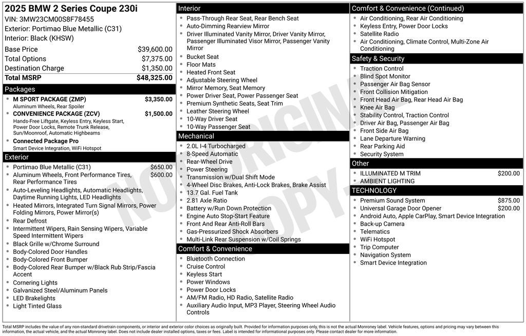 2025 BMW 2 Series 230i