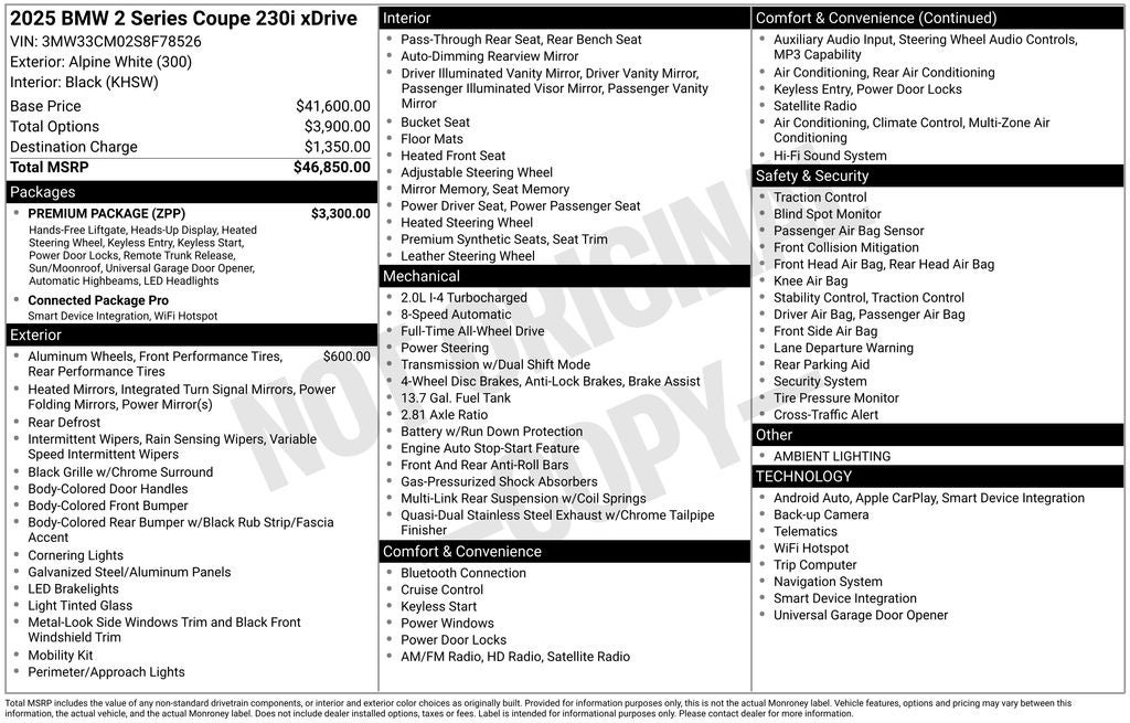 2025 BMW 2 Series 230i xDrive