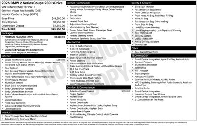 2026 BMW 2 Series 230i xDrive