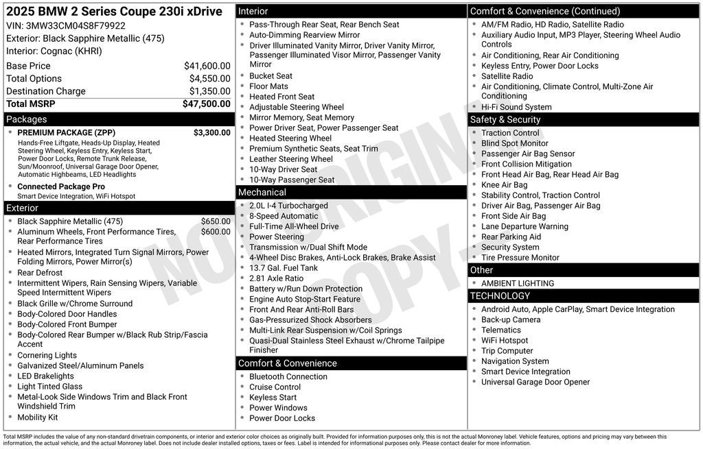 2025 BMW 2 Series 230i xDrive