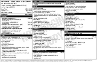 2023 BMW 3 Series M340i xDrive