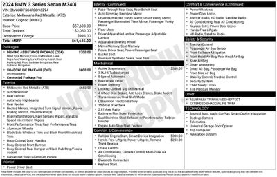 2024 BMW 3 Series M340i