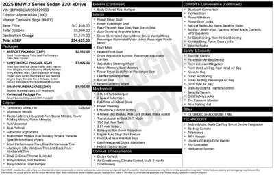 2025 BMW 3 Series 330i xDrive