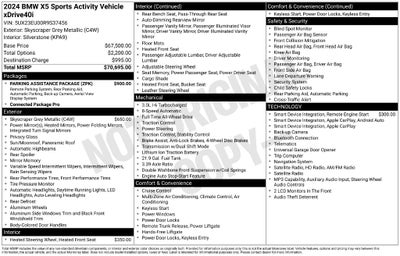 2024 BMW X5 xDrive40i