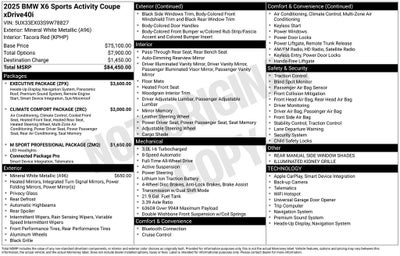 2025 BMW X6 xDrive40i