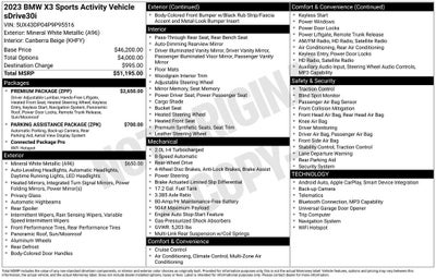 2023 BMW X3 sDrive30i