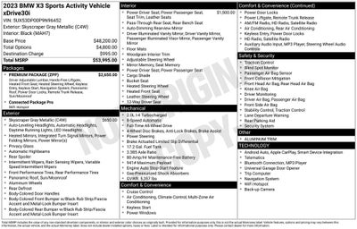 2023 BMW X3 xDrive30i