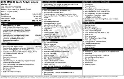 2023 BMW X3 xDrive30i
