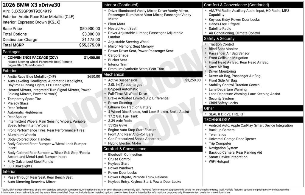 2026 BMW X3 30 xDrive