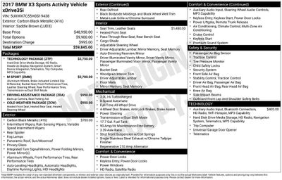 2017 BMW X3 xDrive35i