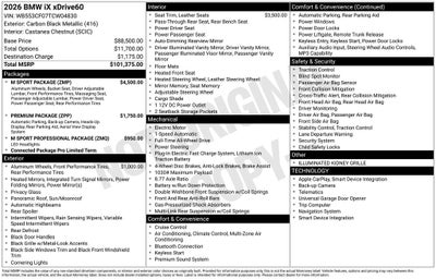 2026 BMW iX xDrive60