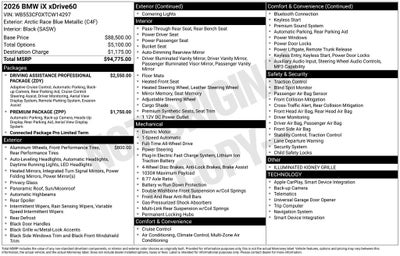 2026 BMW iX xDrive60
