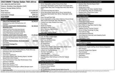 2023 BMW 7 Series 760i xDrive