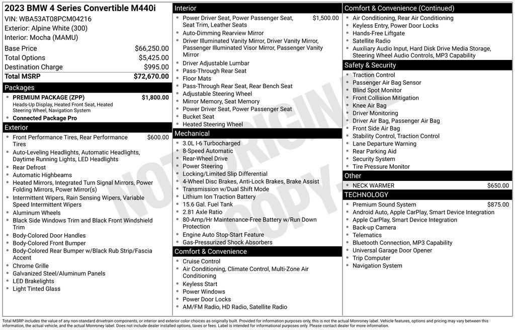 2023 BMW 4 Series M440i