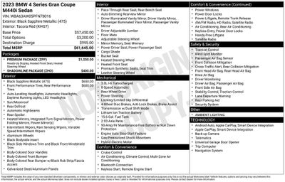 2023 BMW 4 Series M440i