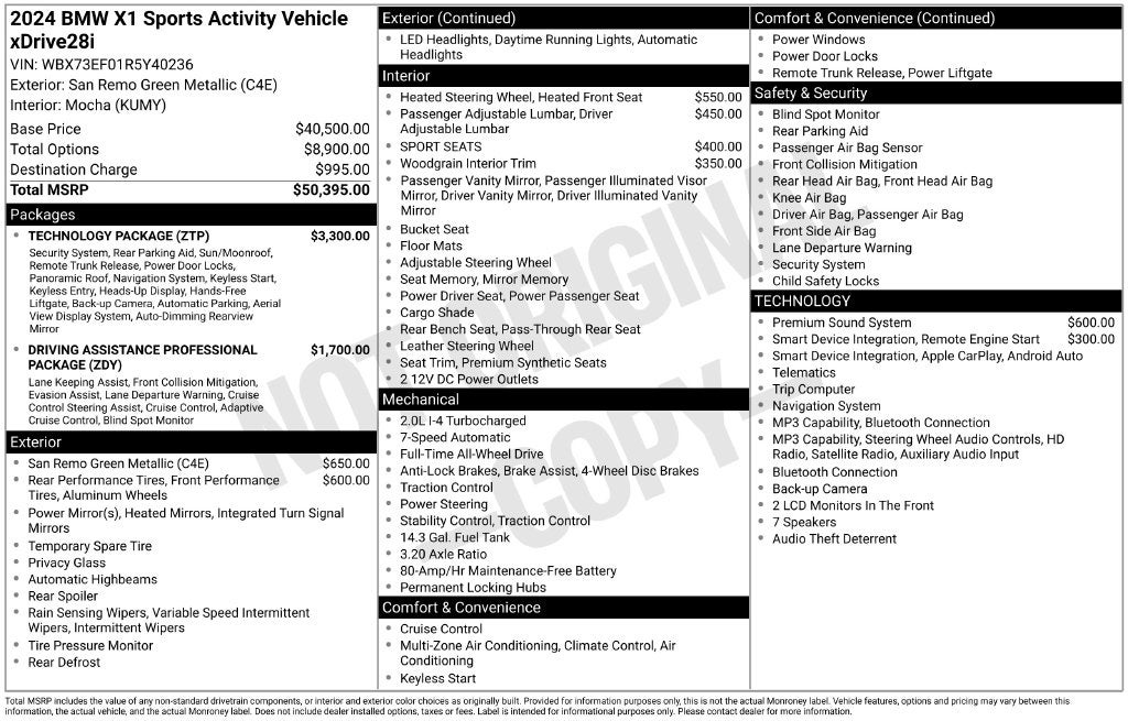 2024 BMW X1 xDrive28i