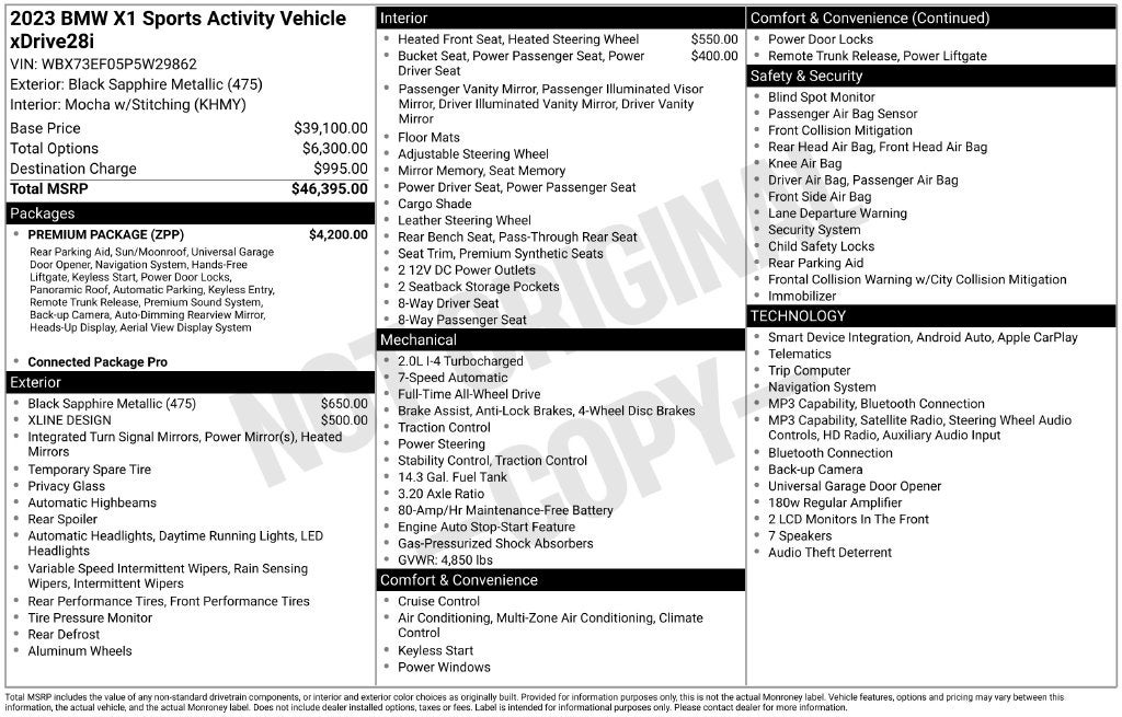 2023 BMW X1 xDrive28i