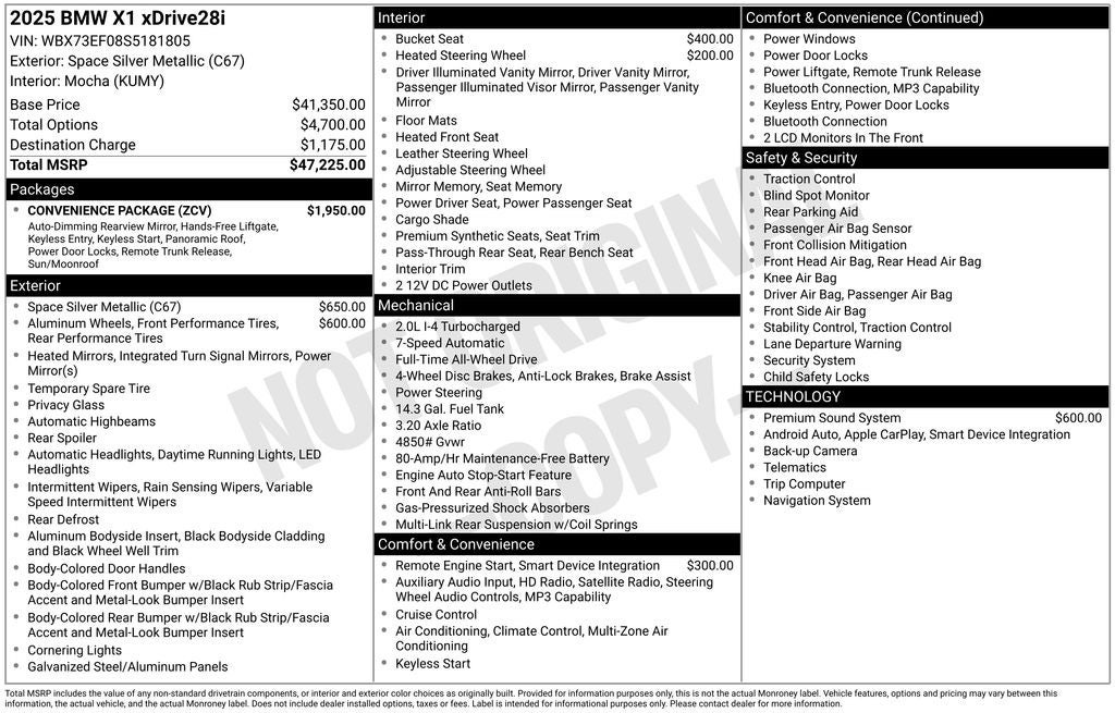 2025 BMW X1 xDrive28i