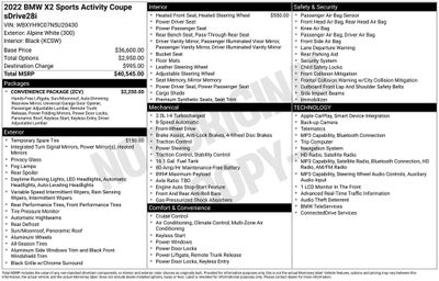 2022 BMW X2 sDrive28i