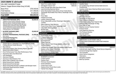 2025 BMW i5 xDrive40