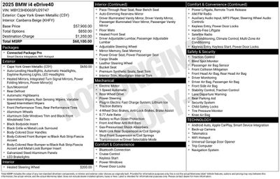 2025 BMW i4 eDrive40