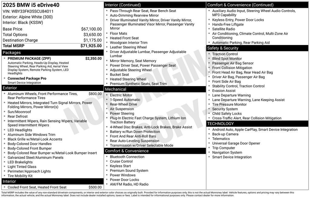 2025 BMW i5 eDrive40