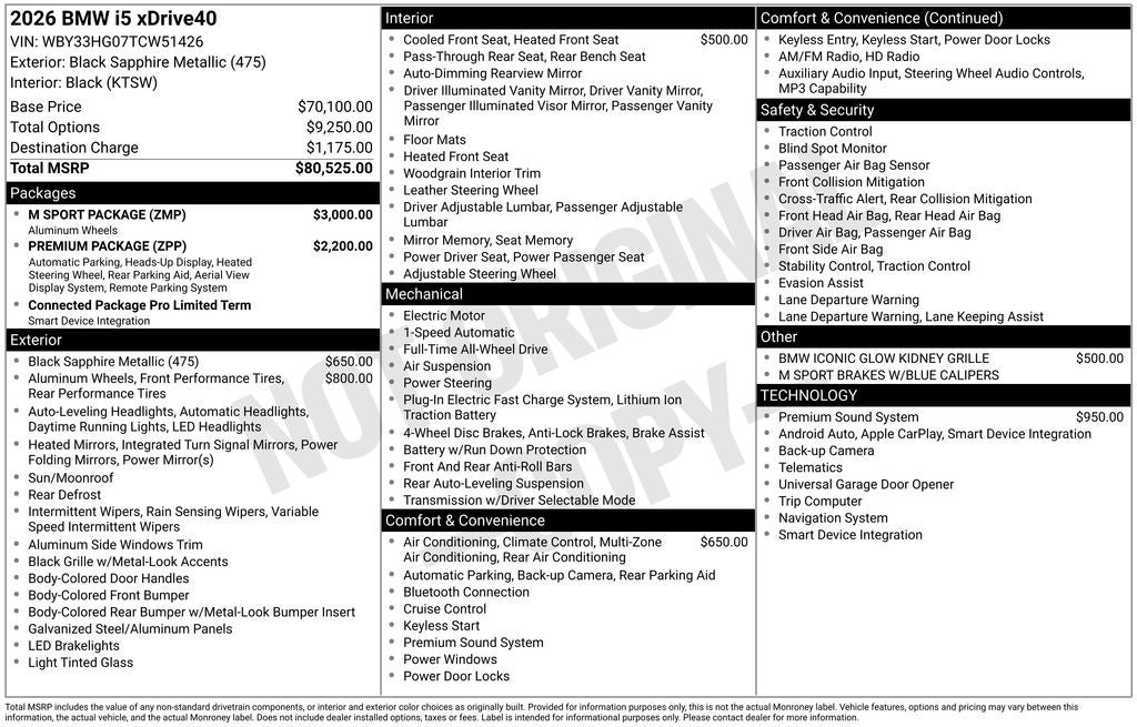 2026 BMW i5 xDrive40