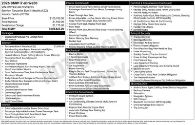 2026 BMW i7 eDrive50
