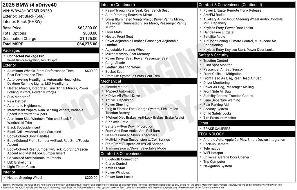 2025 BMW i4 xDrive40