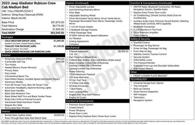 2023 Jeep Gladiator Rubicon