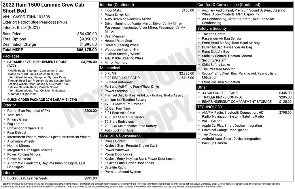 2022 RAM 1500 Laramie