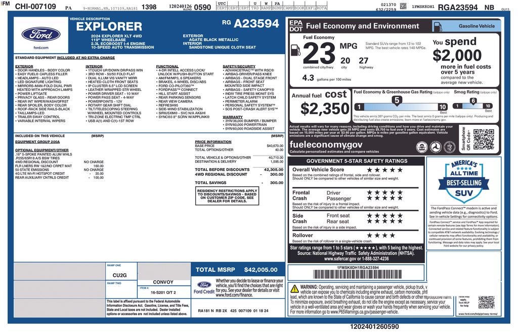 2024 Ford Explorer XLT