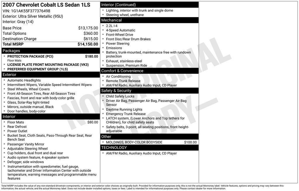 2007 Chevrolet Cobalt LS