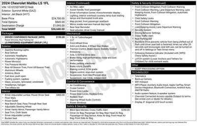 2024 Chevrolet Malibu LS 1FL