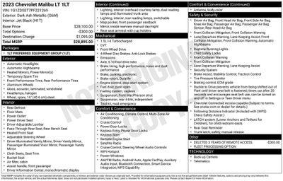 2023 Chevrolet Malibu LT 1LT