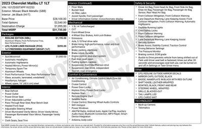 2023 Chevrolet Malibu LT 1LT