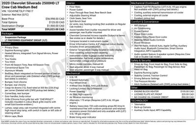 2020 Chevrolet Silverado 2500HD LT