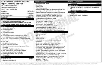 2006 Chevrolet Silverado 1500 Work Truck