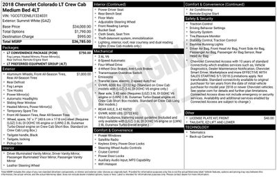 2018 Chevrolet Colorado LT