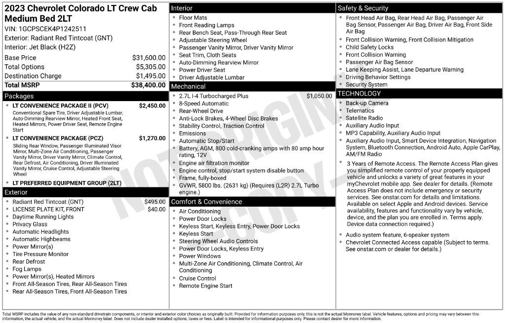 2023 Chevrolet Colorado LT
