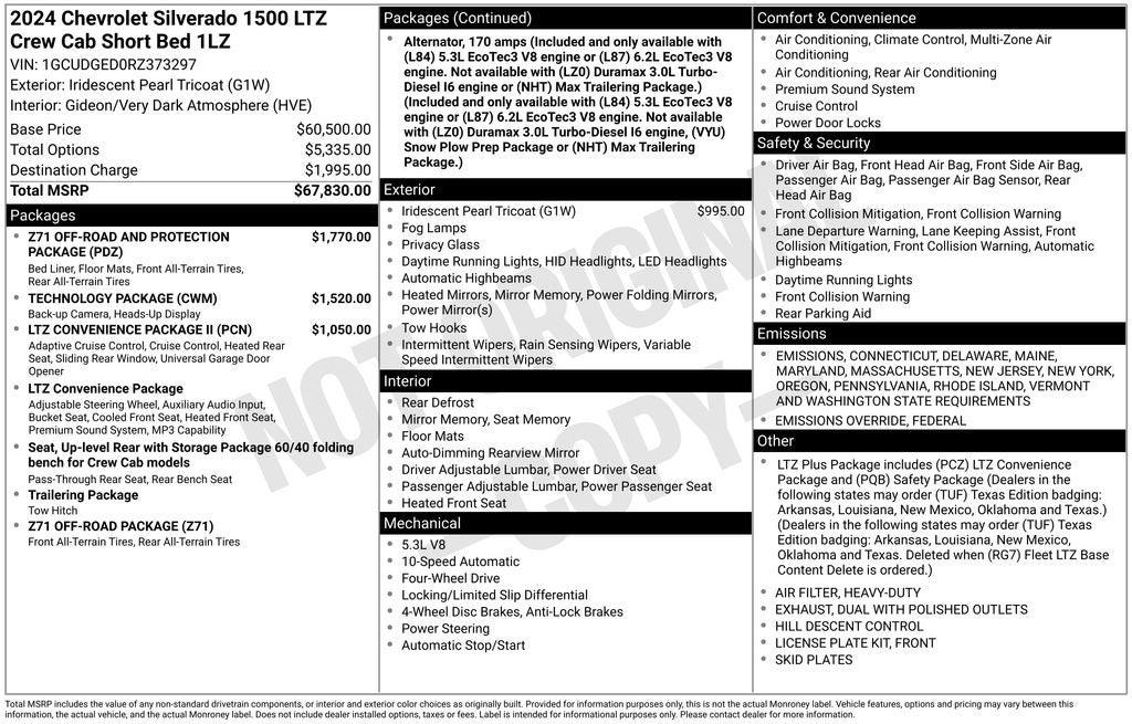 2024 Chevrolet Silverado 1500 LTZ