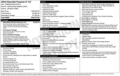 2024 Chevrolet Traverse LT 1LT