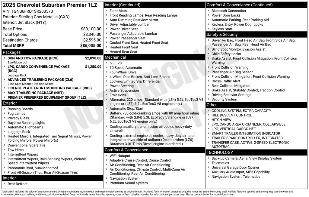 2025 Chevrolet Suburban Premier
