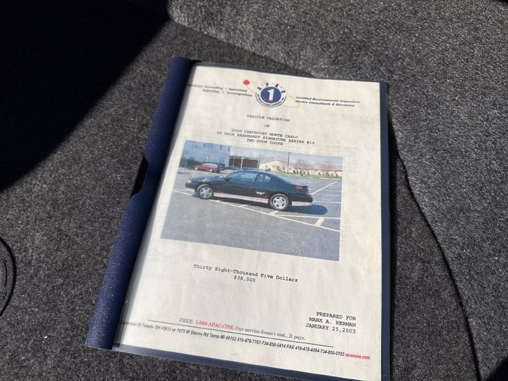 2000 Chevrolet Monte Carlo SS LIMITED EDITION #16 0F 25