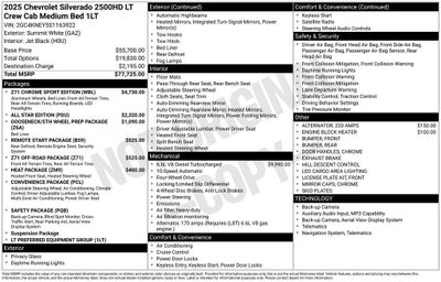 2025 Chevrolet Silverado 2500HD LT