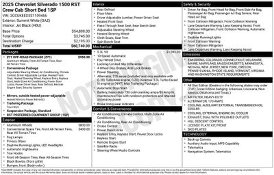 2025 Chevrolet Silverado 1500 RST